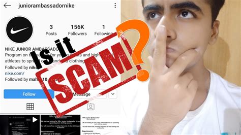 nike junior ambassador instagram fake|Instagram Scammers Are Getting Bolder .